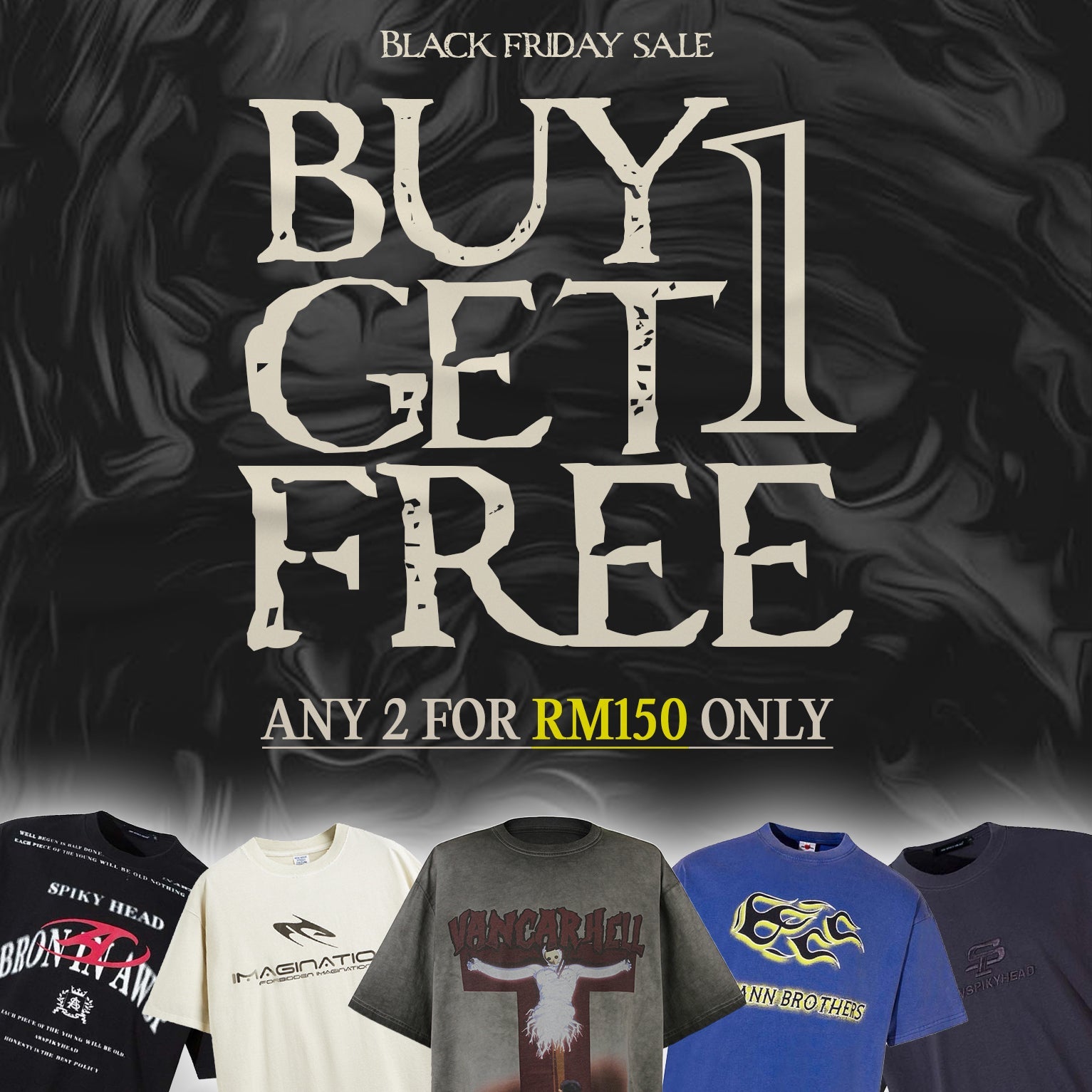 Black Friday Sale: Any 2 For RM150