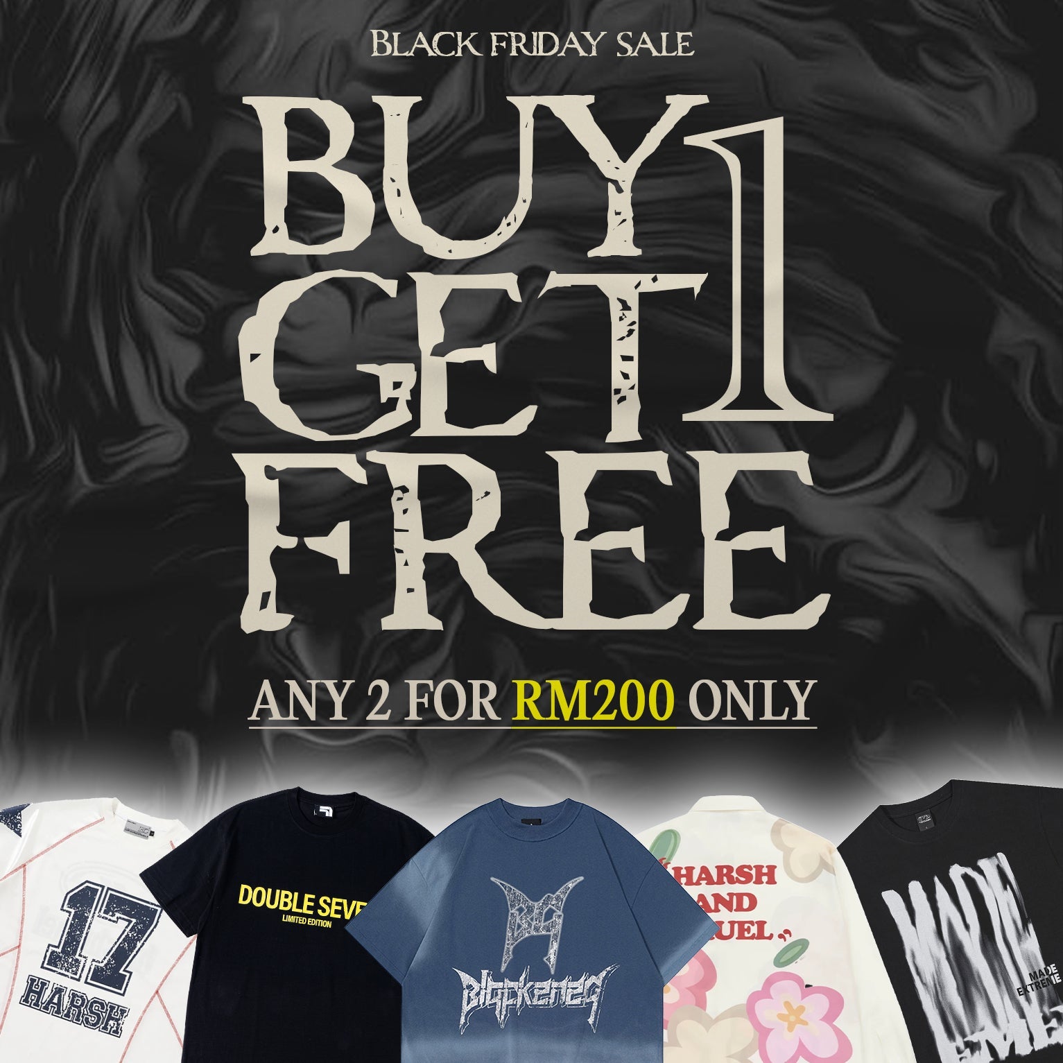 Black Friday Sale: Any 2 For RM200